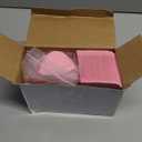 Gueevin 240 Pack Valentines Day Mini Envelopes with Blank Heart Shaped Business Cards 2.9x4.3 Inch Red Pink Small Enclosure Card for Valentines Day and Anniversary