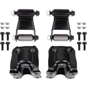 Rear Leaf Spring Hanger Bracket and Shackle Kit for Ford Bronco F-150 F-250 F-350 1980-1997