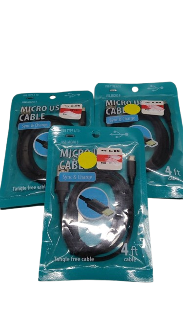 JACENT Micro USB Cable 3Pack 4  FT