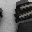 QUMY 4PCS Dog Boots for Large Dogs, Medium Dog Shoes & Paw Protectors for Hot Pavement, Summer Heat Protection, Mesh Breathable Nonslip Dog Booties for Hardfloors, Walking Running Hiking Black Size 3