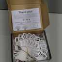 Perfect Curve Hat Organizer Cap Rack FAV | Hat Racks | Hold up to 40 caps | Over Door Organizer for Baseball Hat | Fitted & Adjustable Caps & Visors | Door Slam Proof | 2 Straps | White