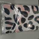 2 x Magic Self-Adhesive Cosmetic Makeup Storage Bag for Travelling, Protectable Travelling Organizer, Easy-Packing Cosmetic Bag Magic Patch Cloth, Camera Lens Protection Wrap, Camera Bag, (Pink Leopard)