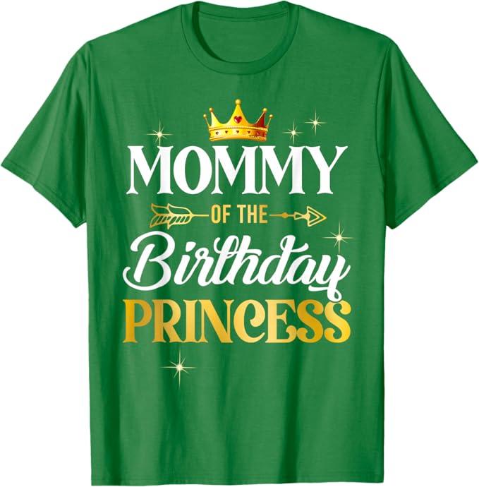 Mommy of The Birthday Princess Girl Party Matching Family TShirt S