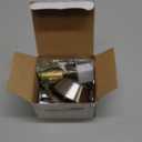 PATIKIL Keyed Alike Double Cylinder Deadbolts, Keyed Entry Door Knob Anti-Theft Exterior Door Hardware for Front Door and Entrance Door, Gold