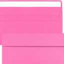 100 Pack Rose #10 Business Envelopes, Standard Envelopes Self Seal, 4 1/8 x 9 1/2 Inch Letter Size Business Mailing Envelopes for Checks Invoices Statements Baby Shower Wedding Birthday