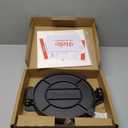 Uno Casa Cast Iron Tortilla Press 10 Inch - Tortilla Maker Press, Pre-Seasoned Roti Maker with 100 Pcs Parchment Paper - Heavy Duty Quesadilla Maker for Homemade Flatbreads, Rotis, Empanadas