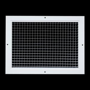 Fits 14x10 and 10x14 Duct Opening | Aluminum Eggcrate Return Air Grille | Low Noise & High Air Flow, Rust Proof Vent Cover Grill for Sidewall & Ceiling | White | Outer Dimensions: 15.75" X 11.75" Fits 14x10 and 10x14 Duct Opening | Aluminum Eggcrate Return Air Grille | Low Noise & High Air Flow, Rust Proof Vent Cover Grill for Sidewall & Ceiling | White | Outer Dimensions: 15.75" X 11.75"