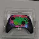 PDP Gaming REMATCH GLOW Enhanced Wired Controller: Licensed Xbox Series X|S Gamepad, Xbox One, Windows PC, Mappable Back Buttons, Audio Control, Customizable Companion App: Space Dust Glow in the Dark