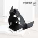 OYEFLY Modern Bookends for Shelves,Decorative Book Stopper for Home (1, Style 1)