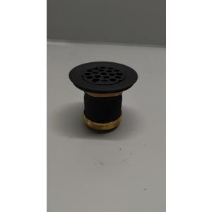 Westbrass Grid Basket Style Bar Sink Strainer, Matte Black, D2181-62