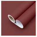Yancorp 16"x394" Matte Red Contact Papaer Peel and Stick Wallpaper Vinyl Wrap Countertop Wallpapers Waterproof for Cabinets Drawers Bedroom Kitchen Self-Adhesive Wallpaper