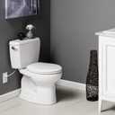 Bemis Radiance Heated Night Light Toilet Seat, Slow Close Adjustable Fit Long Lasting Plastic Seat, Round, White