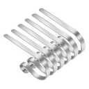 Ginbel Direct 6 Pack Christmas Stocking Holders Mantel Stocking Hanger Christmas Decoration Supplies