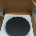 Plant Saucer 10 Inch, 1 Pack Large Plant Saucers Glazed Ceramic Tray for Flower Pot, Classic Sturdy Planter Water Catcher Tray for Plant Base,White