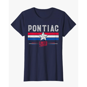 Pontiac T-Shirt Retro Vintage Shirt Gift Women Men Kids T-Shirt,M