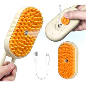 Cat/Dog Shedding Brush - Steam Grooming Brush with Water Spray, Hair Removal Comb for Pets