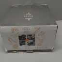 ACTIV CUISINE 8.5qt Pasta Pot with Strainer Lid, Cast Aluminum Stockpot Multipot, Nonstick Ceramic Coating make Cleanup easy with Tempered Glass Lid, Dishwasher Safe, Induction, Blue