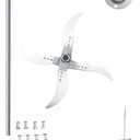 Household Farming Grass Shredder Knife Blades,Adjustable Diameter Vegetable Shredder Set with 12 Mounting Holes,Easy to Use Grass Cutter Vegetables Fruits Chopper