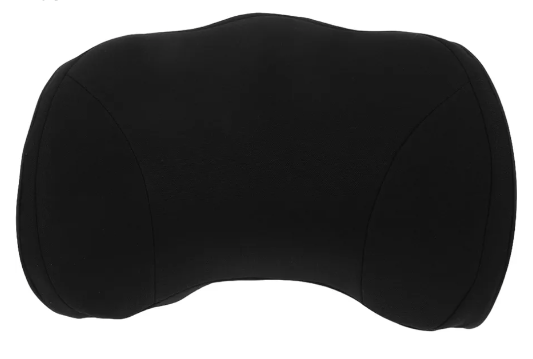ar Lumbar Support Cushion Memory Foam Back Pillow for Vehicle Seat Ergonomic Breathable Lumbar Back Support for Driving and Long Trips Black