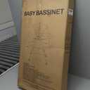 GYARING Baby bassinets,3 in1 Baby Crib, Sturdy, Portable & Easy to Assemble,Mosquito net and Portable Bag Included. (Khaki)