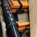 16.5 FT Telescoping A Frame Ladder, 8 Step, ANSI Certified, Type IA Heavy Duty, 330lbs Max Capacity, Aluminum Extension Ladder for Home, Roof, RV; Orange