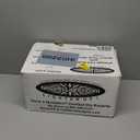 Novelty Lights 48 Feet Warm White, 2200K LED String Lights Outdoor with 24 Edison Style Bulbs, Suspended Sockets, Black Wire, Shatterproof and Weatherproof Patio String Lights for Backyard