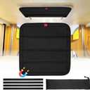 funomo Magnetic RV Window Shade, 16 ¼" (L) x 16 ¼" (W), Foldable Magnet RV Blackout Ventilation Cover, UV Rays Protection Camper Trailer Fan Vent Cover, Waterproof Thickened Oxford Fabric (Black)