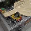 Melissa & Doug Top & Bake Wooden Pizza Counter, Kids Kitchen Playset with Play Food & Play Kitchen Accessories, Preschool Toys for Girls & Boys Ages 3+ - FSC Certified