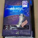 Always Discreet Boutique Incontinence Panty Liners for Bladder Leaks, Size 2, Very Light Absorbency, Long Length, 96 Count (3 Packs of 32)
