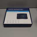 Cordless Heating Pad for Back Pain Relief, Heated Back Belt Abdomen Warmer Lumbar Support, Lumbar Massaager with Heat (Gray)