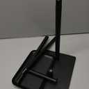 Toilet Paper Holder Stand with Top Storage Shelf, Free Standing Toilet Roll Dispenser for Bathroom, Holds 4 Reserve Rolls
