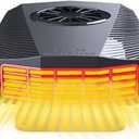 12V Car Heater (Cigarette Lighter Plug) - 360 Rotatable Vehicle Heater, 150W Dashboard Car Heater