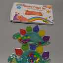 UIIOPJIOM 2PC Dinosaur Color Sorting Sensory Toys, Easter Basket Stuffer Montessori Toy for Toddler Learning Activities Quiet Calm Down Fidgets for Classroom Valentine Gift for 3 4 5 Year Old Boy