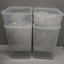 4 Pack Extra Large Flour Sugar Storage Containers 6.5L