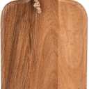 Samhita Acacia Wood Cutting Board, for Meat, Cheese, Bread, Vegetables & Fruits, with Grip Handle (15" x 7")