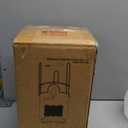 Glass Drink Dispensers For Parties, 1.5 Gallon Beverage Dispenser With Glass Airtight Lids, Gold Metal Stand And Stainless Steel Spigot. Lemonade & Juice Dispenser With Chalk board-One Pack