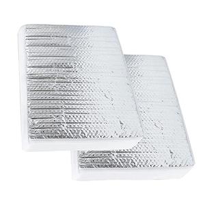 PRUNkuar RV Vent Insulator, 14" x 14" x 3" Vent Pillow Skylight Insulator with Reflective Surface for Standard Shower Skylight - 2 Pack