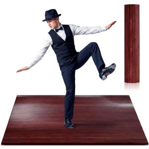 Foldable Tap Dance Floor Mat for Tap Dancing 3.22 x 4 ft