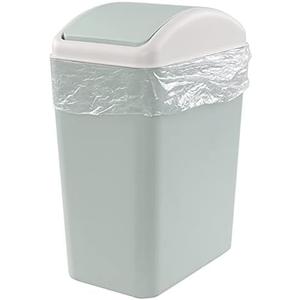 Ggbin 16 L Swing Lid Trash Cans, Plastic Kitchen Garbage Can