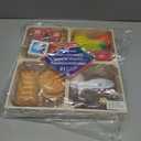 Melissa & Doug Food Groups, 21-Piece Wooden Toys Set of Pretend Play Food & Kids Play Kitchen Accessories, Preschool Toys for Girls & Boys Ages 3+