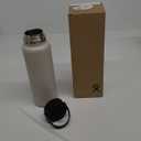 Hydro Flask 40 Oz Wide Flex Straw Cap Bottle - Insulated Stainless Steel - Wide Straw Lid, Non Spill, Leakproof in Oat