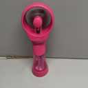 O2COOL Elite Battery Powered Handheld Water Misting Fans (Raspberry) (1 Pack)