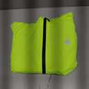 Green Neon Windbreaker Jacket, Size Large