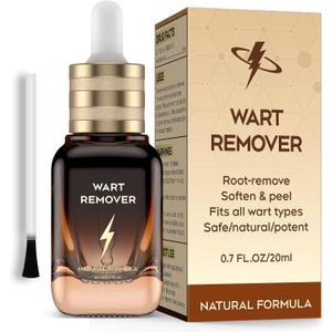 "STAY STOKED" 20ML Wart Remover, Fast Removal Kit for Men and Women, Soft Plantar Wart Remover for feet, Wart Removal for Corn, H Warts, Common Wart-Z5518