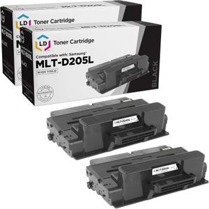 LD Products Compatible Toner Cartridge Replacement for (2-Pack, Black) Samsung MLT-D205L High Yield Works with ML and SCX ML-3312ND, ML-3312DW, ML-3712ND, SCX-4835FD, SCX-4835FR, SCX-5339FR and