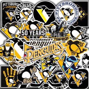 27 PCS Pittsburgh American Penguins Hockey Stickers for Water Bottle, Laptop, Bicycle, Computer, Motorcycle, Travel Case, Car Decal Decoration Sticker