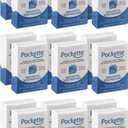 Premium 4-Ply Pocket Size Facial Tissues (Unscented) | 18 packs of 10 | Super Strong and Now Even Softer | Recyclable