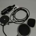 Microphone for Podcast, USB Microphone Kit for Phone, PC/Micro/Mac/Android,Professional Plug&Play Studio Mic with Stand for Gaming, Online Chatting, Videos, Voice Overs, Streaming