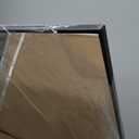 Delma Bathroom Vanity Mirror,36" x 30" Black Metal Framed Wall Mirror for Over Sink, Living Room, Bedroom,Entryway Decor