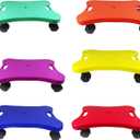 Educational Manual Plastic Scooter Board with Safety Handles | 16" x 12" inches | Perfect for Kids, Teens, Adults | PE, Gym Class, Daycare, Preschool Development, Games